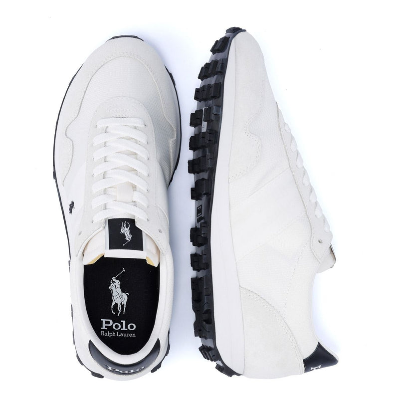 Ralph Lauren Trail 125 Zapatillas Blancas De Cuero Para Hombre