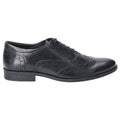 Hush Puppies Oaken Zapatos Negros Brogues De Cuero Para Hombre