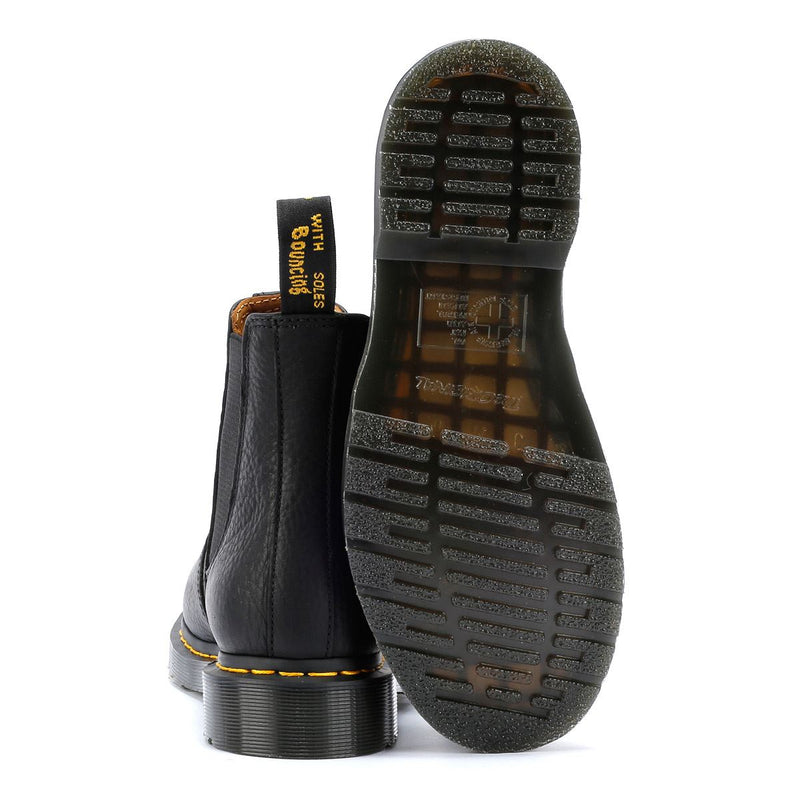 Dr. Martens 2976 Ambassador Botas Negras De Cuero