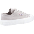 Superga 2630 Stripe Zapatillas Colomba De Mujer, Gris, 100% Algodón