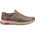 Hush Puppies Cole Mocasines De Cuero Para Hombre En Mezcla De Cuero Color Caqui/Marino/Beige.