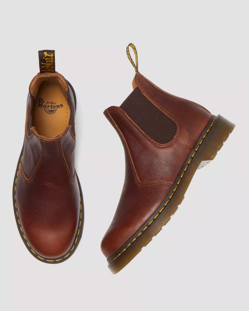 Dr. Martens 2976 Ambassador Botas Marrones De Cuero