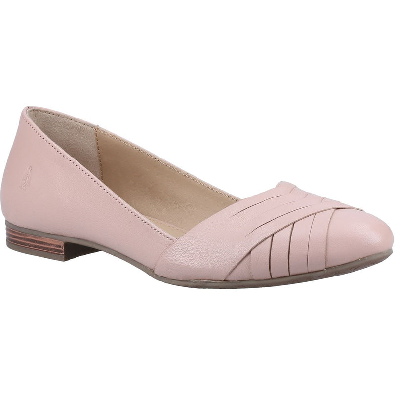 Hush Puppies Marley Ballerina Zapatos Planos De Cuero Color Rosado Para Mujer