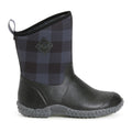 Muck Boots Muckster II Mid Botas De Agua Escocesas De Goma En Negro/Gris.