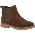 Hush Puppies Maddy Botas De Ante Para Mujer En Color Chocolate.