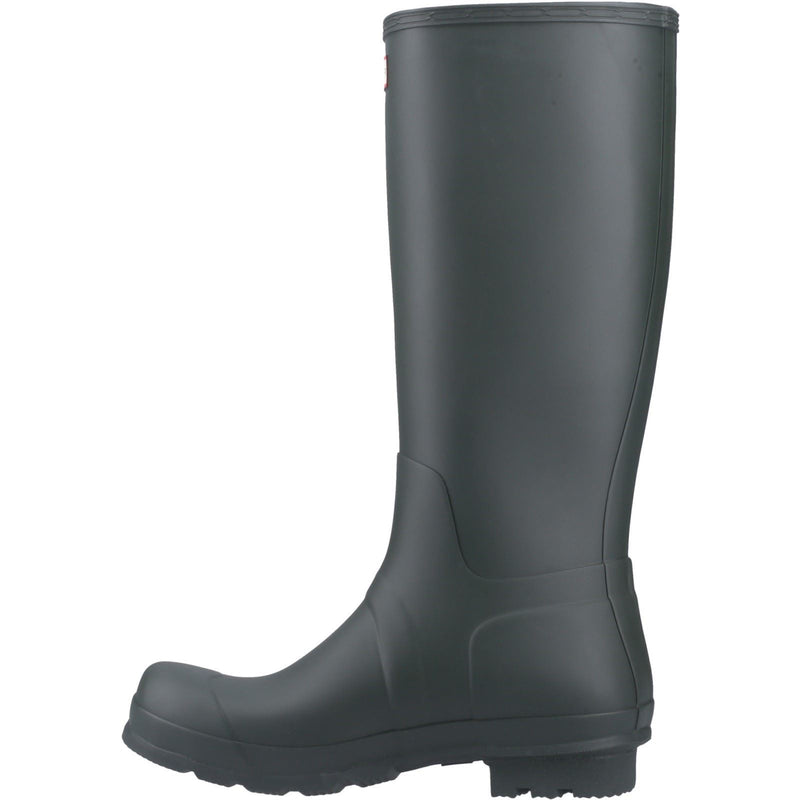 Hunter Original Tall Botas De Agua Para Hombre En Color Verde Oliva Oscuro.