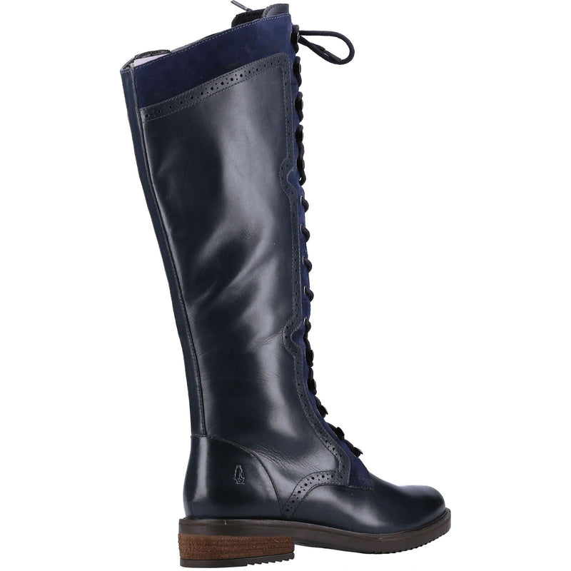 Hush Puppies Rudy Botas De Ante Azul Marino Para Mujer.