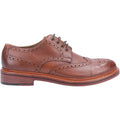 Cotswold Quenington Zapatos De Cuero Marrones Con Cordones Para Hombre.