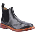 Cotswold Siddington Botas Negras De Cuero Para Hombre.