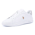 Ralph Lauren Heritage Court II Zapatillas Blancas De Cuero Para Hombre