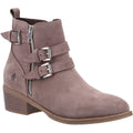 Hush Puppies Jenna Botas De Cuero Para Mujer En Color Topo.