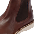 Ben Sherman Hampton Botas Rojas De Cuero Para Hombre.