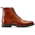 Base London Boone Botas De Cuero Para Hombre Color Beige.