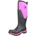 Muck Boots Arctic Sport II Tall Botas De Agua Negras/Rosas De Goma.