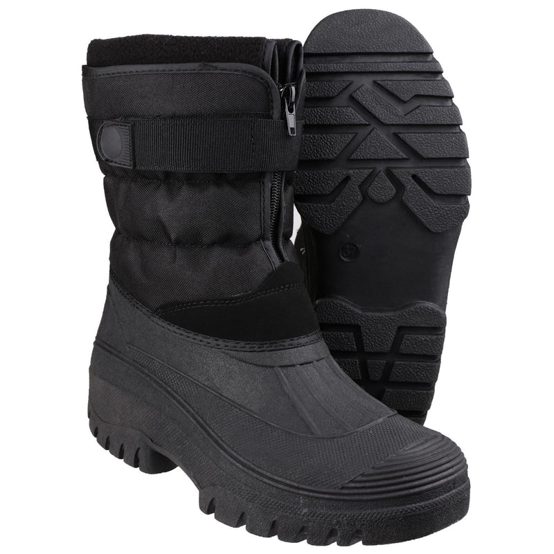 Cotswold Chase Botas De Agua Negras De Tela