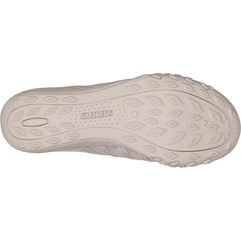 Skechers Breathe-Easy - Roll-With-Me Zapatillas De Tela Para Mujer En Color Topo.