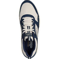 Skechers Skech-Air Court - Yatton Zapatillas De Cuero Para Hombre En Color Azul Marino/Natural