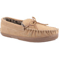 Hush Puppies Ace Zapatillas De Casa Para Hombre En Ante Color Beige.