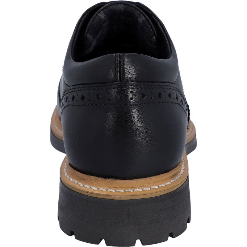 Hunter Cawdor Zapatos Negros Brogues De Cuero Para Hombre