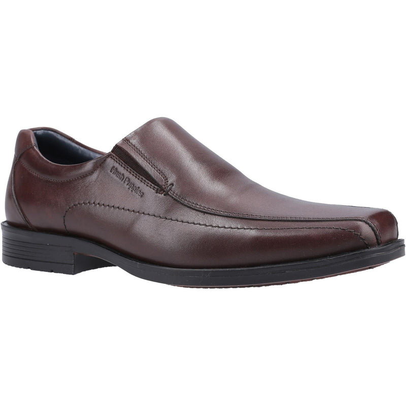 Hush Puppies Brody Zapatos De Hombre De Cuero Color Chocolate Sin Cordones