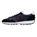 Ralph Lauren Trail 125 Zapatillas De Piel Para Hombre En Negro.