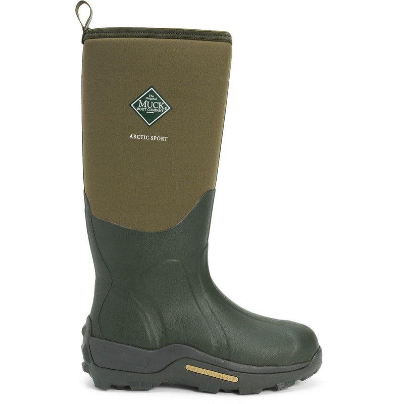 Muck Boots Arctic Sport Botas De Agua De Caucho Y Musgo.