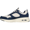 Skechers Skech-Air Court - Yatton Zapatillas De Cuero Para Hombre En Color Azul Marino/Natural