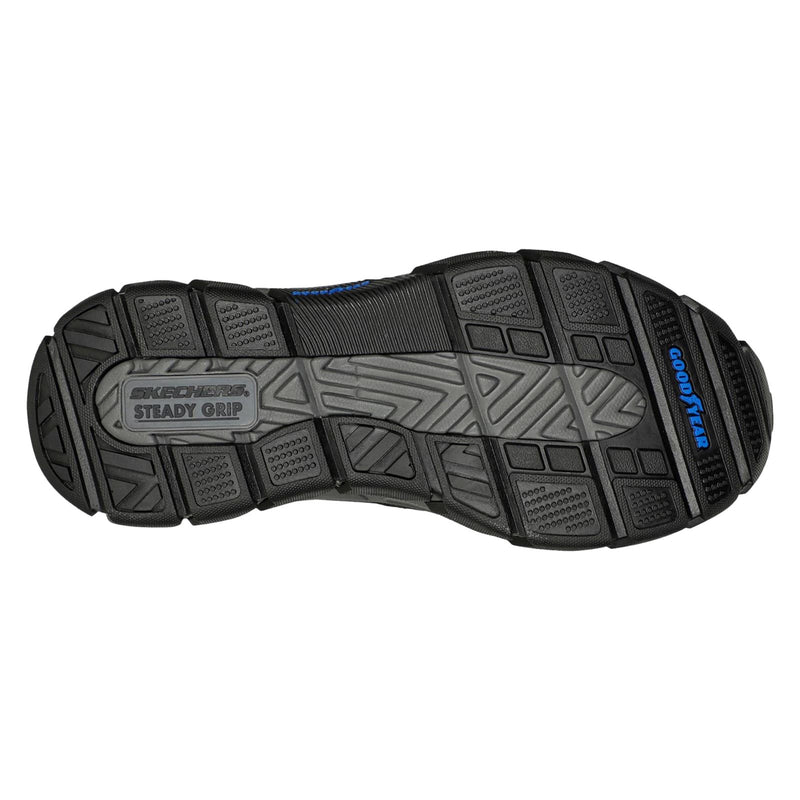 Skechers Respected Elgin Zapatos Mocasines De Cuero Para Hombre En Color Negro.