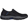 Skechers Respected Elgin Zapatos Mocasines De Cuero Para Hombre En Color Negro.