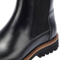 Barbour Harmby Botas Negras De Cuero Para Mujer.