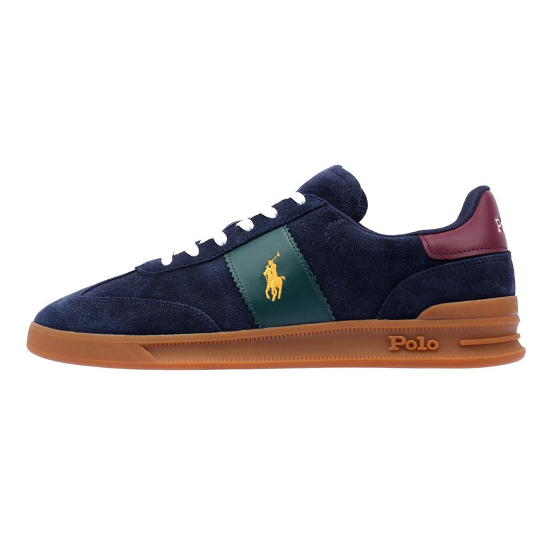 Ralph Lauren Heritage Area Zapatillas De Hombre Azul De Ante