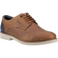 Pod Hampton Zapatos De Cuero Marrones Con Cordones Para Hombre.