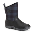 Muck Boots Muckster II Mid Botas De Agua Escocesas De Goma En Negro/Gris.