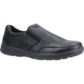 Hush Puppies Aaron Mocasines Negros De Cuero Para Hombre