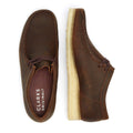 Clarks Zapatos De Cordones Marrones Para Hombre Wallabee Beeswax