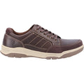 Hush Puppies Finley Zapatos De Cuero Para Hombre Color Café Con Cordones.