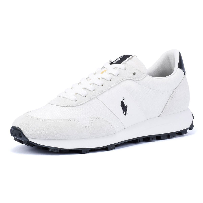 Ralph Lauren Trail 125 Zapatillas Blancas De Cuero Para Hombre