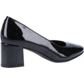 Hush Puppies Anna Tacones Negros De Cuero Para Mujeres