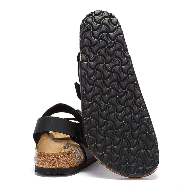 Birkenstock Sandalias Negras Milano Birko Flor