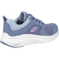 Skechers Vapor Foam Zapatillas De Deporte Para Mujer En Azul Pizarra/Rosa.