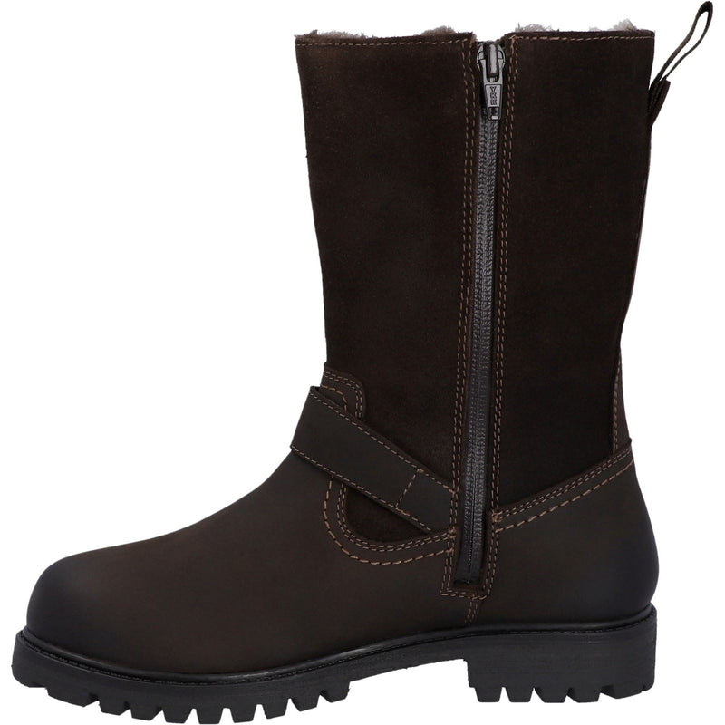 Hunter Ness Botas Marrones De Piel Para Mujer