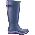 Cotswold Realm Botas De Agua Azul/Morado De Goma.