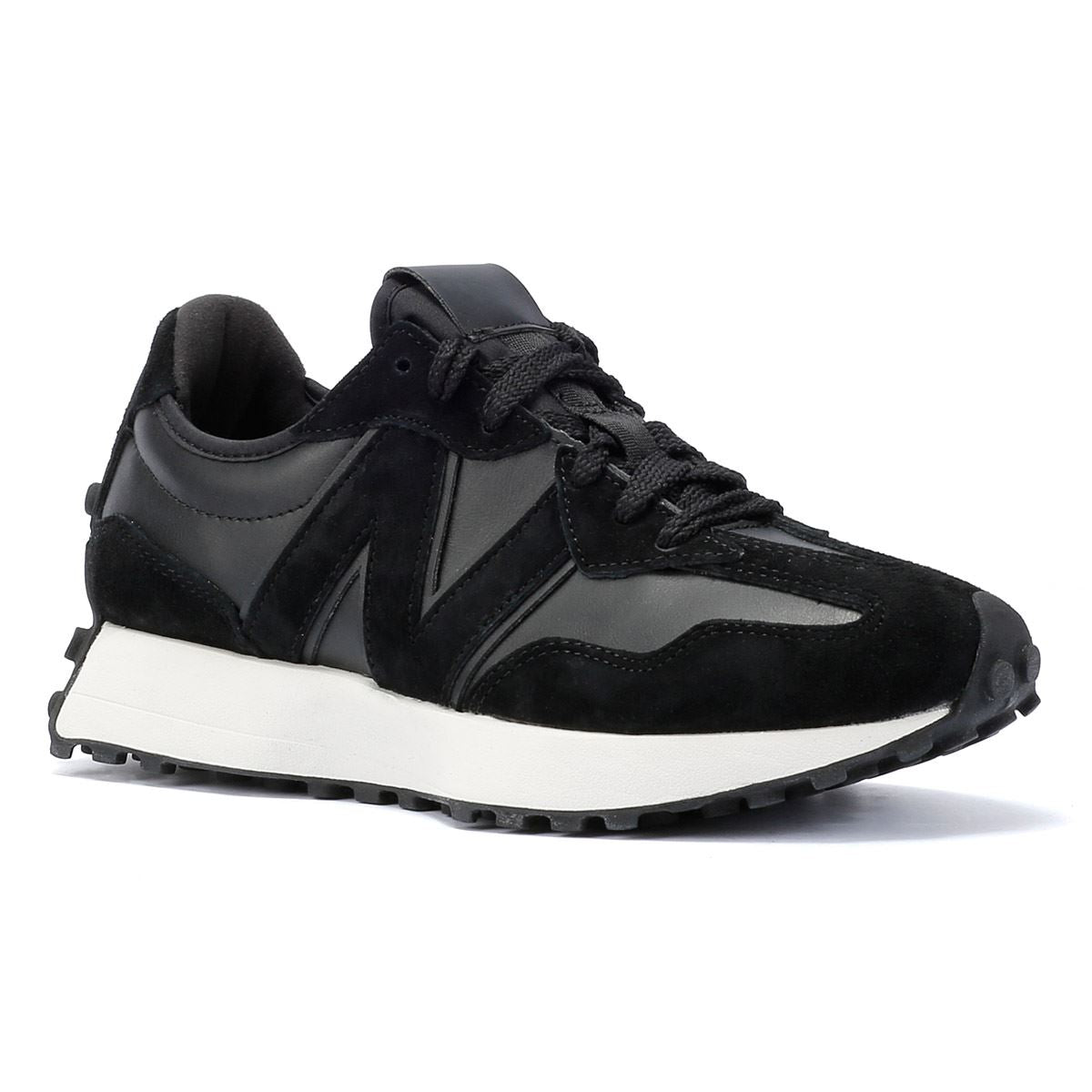 New Balance 327 Zapatillas De Cuero Negras Tower London.es