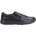 Hush Puppies Aaron Mocasines Negros De Cuero Para Hombre