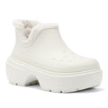 Crocs Stomp Lined Shorty Botas Blancas Para Mujer