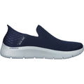 Skechers Go Walk Flex No Hands Zapatillas De Deporte De Hombre De Poliéster Azul Marino