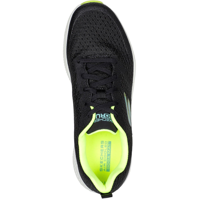 Skechers GO RUN Consistent - Intensify-X Zapatillas De Tela Para Mujer En Negro Y Lima