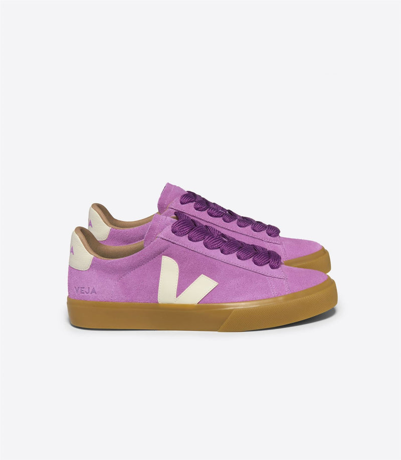 Veja Campo Zapatillas De Mujer De Ante Morado