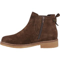 Hush Puppies Maddy Botas De Ante Para Mujer En Color Chocolate.