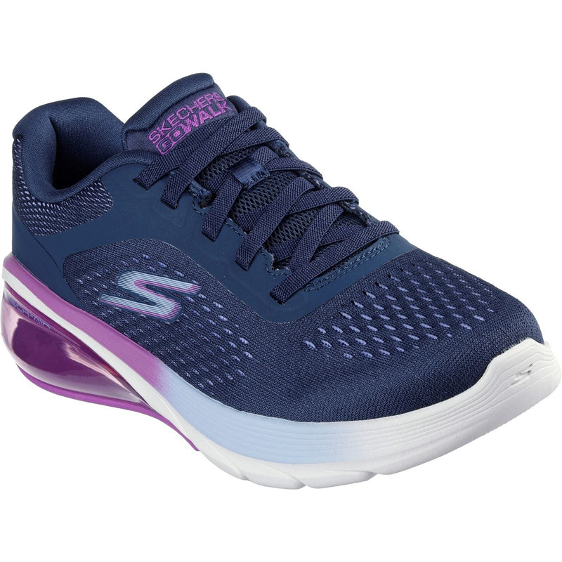 Skechers Go Walk Air 3.0 Zapatillas De Tela Para Mujer En Azul Marino/Morado